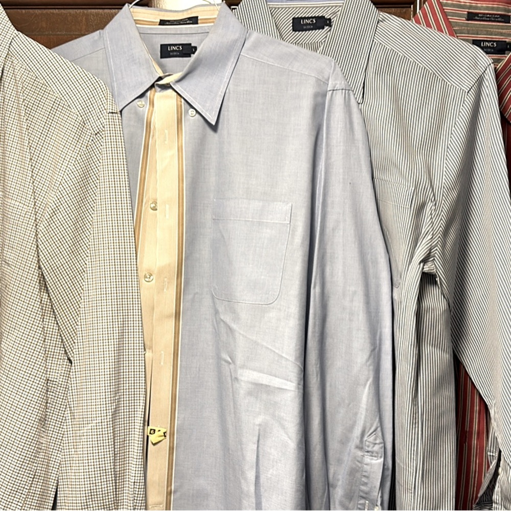 Men’s Linc’s cotton button down shirts (4 available)